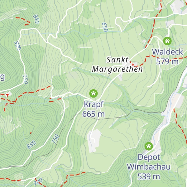 Map of Krapf