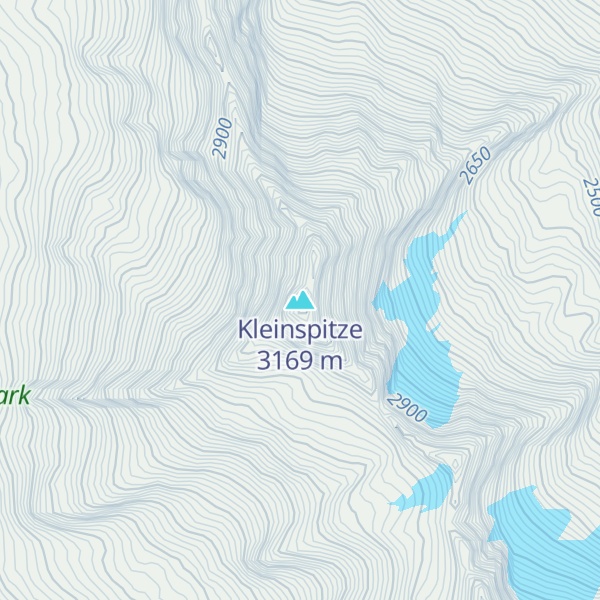 Map of Kleinspitze