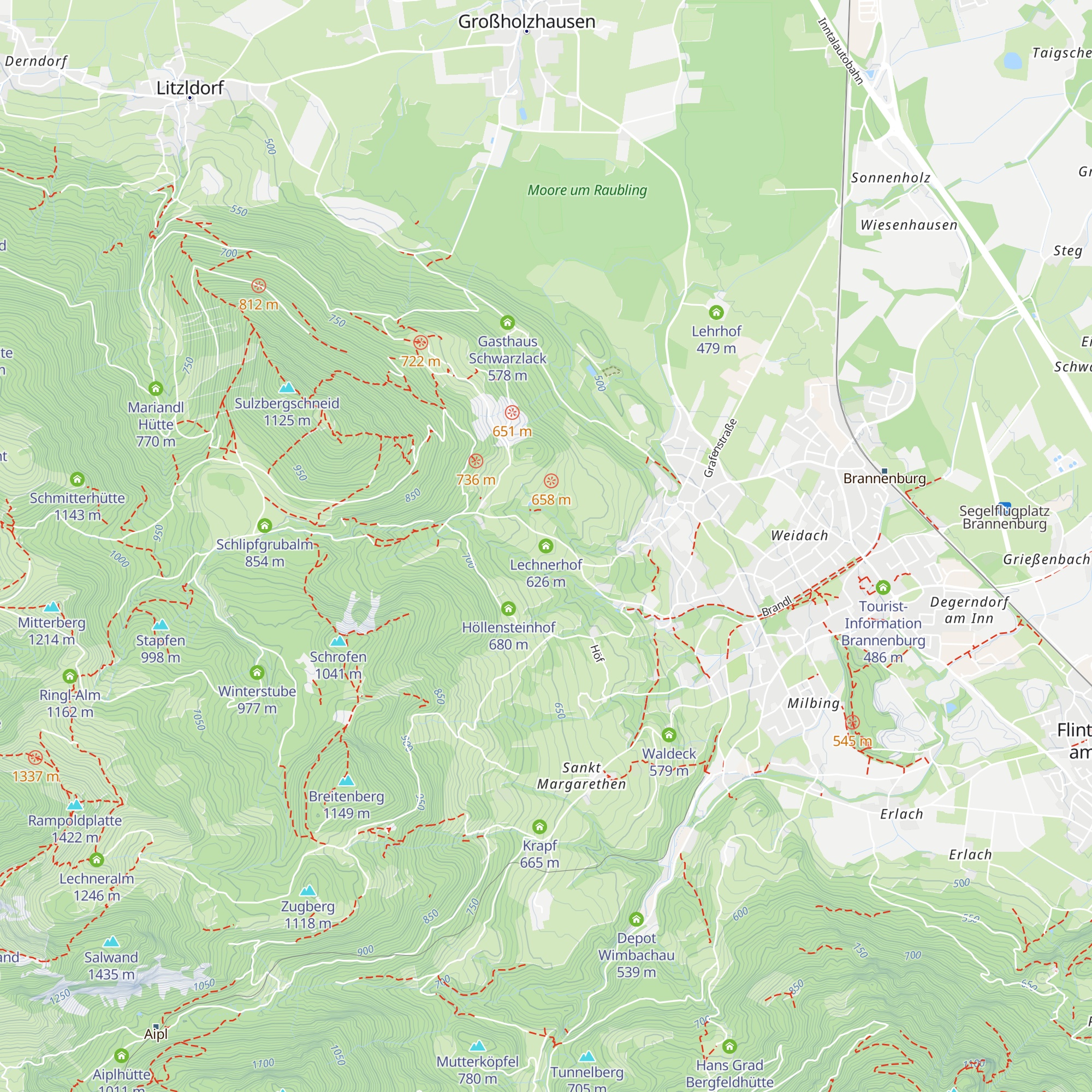 Lechnerhof map