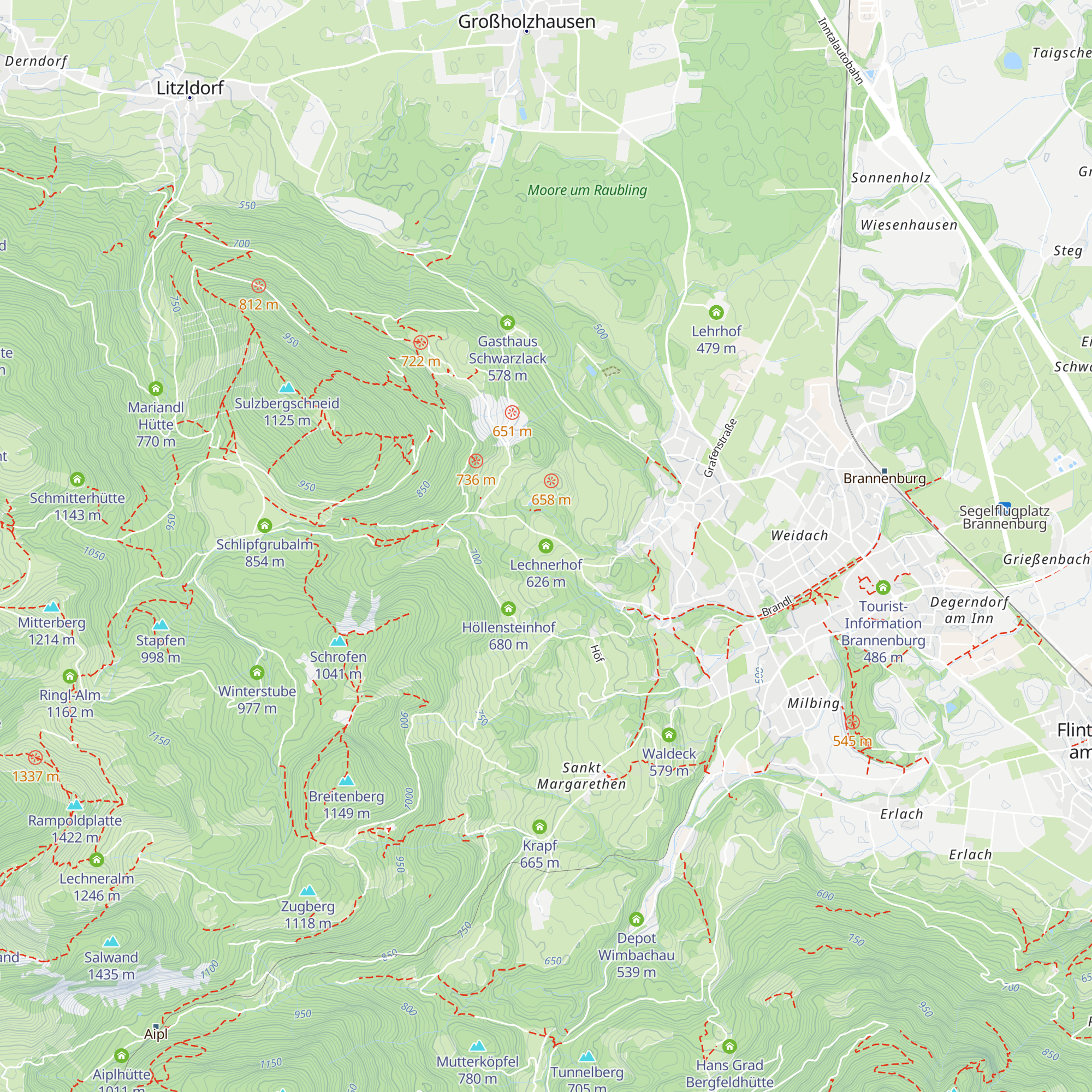 Lechnerhof map