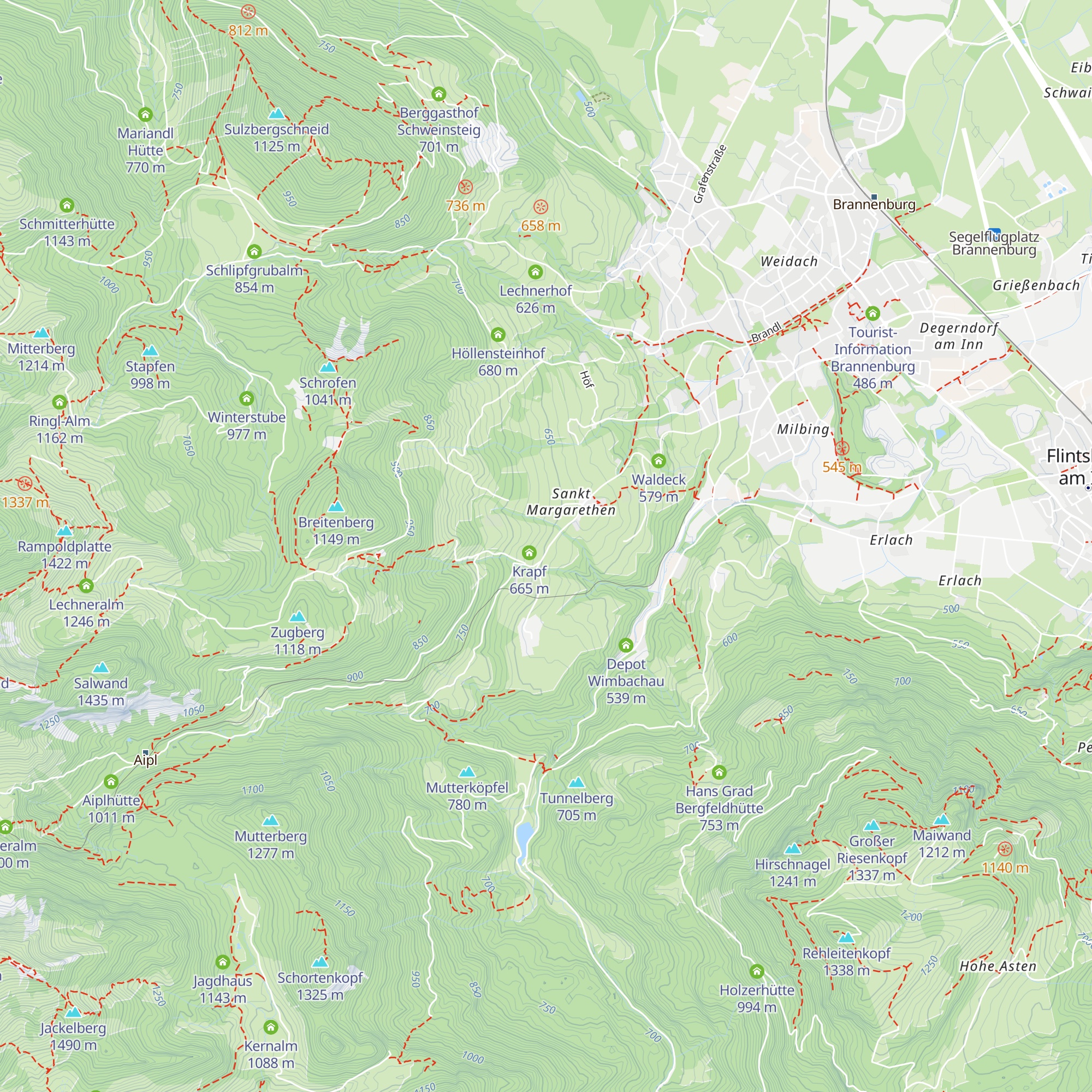 St. Margarethen II map