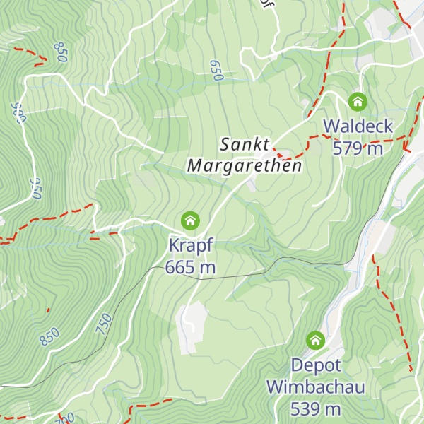 Map of St. Margarethen II