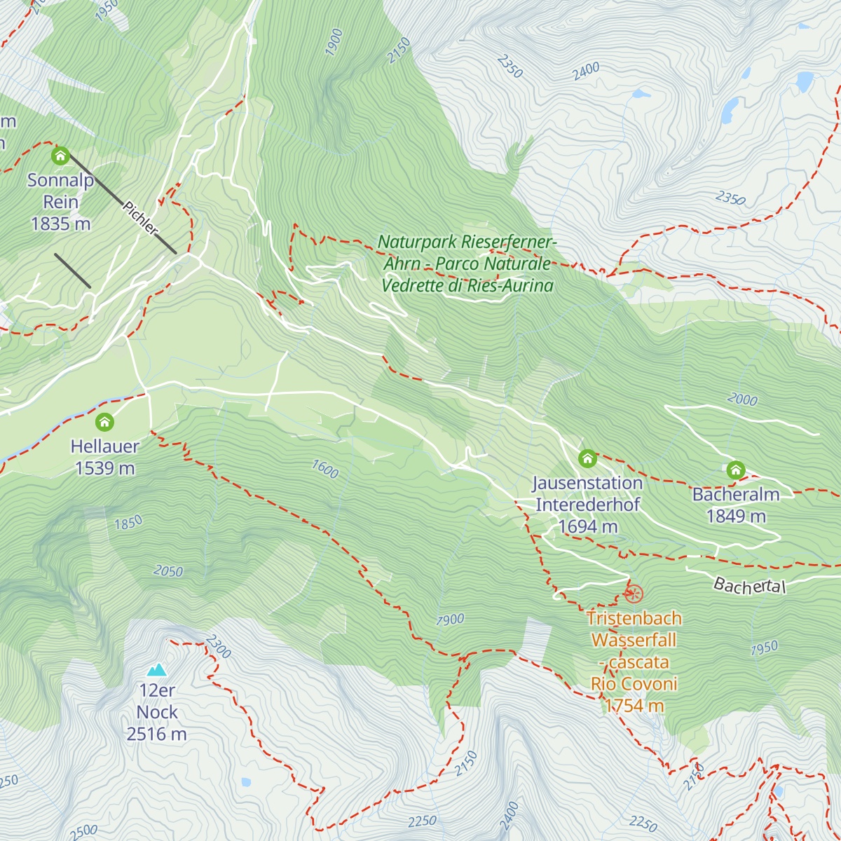 Jausenstation Angerer map