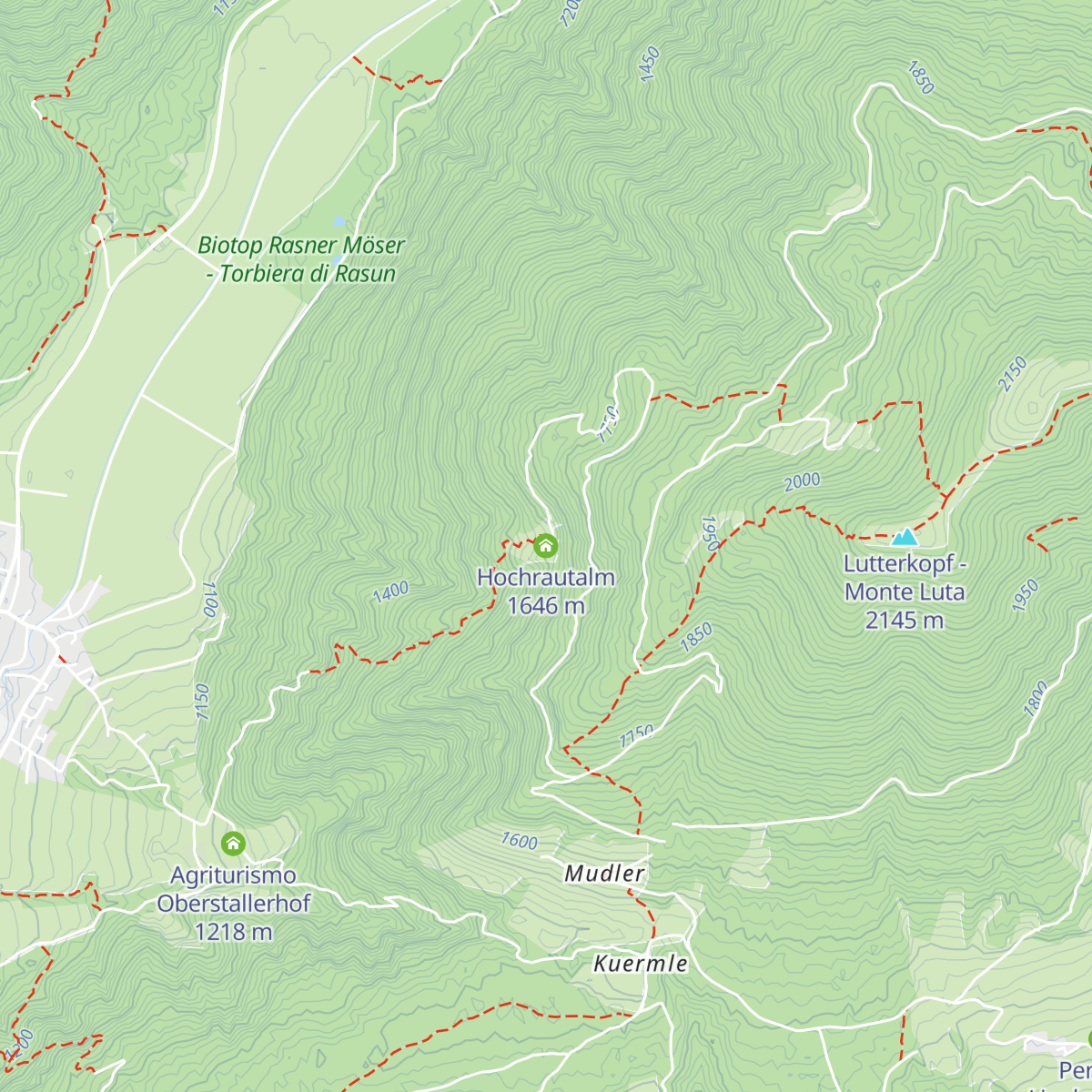 Hochrautalm map
