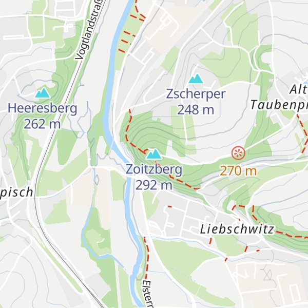 Map of Zoitzberg