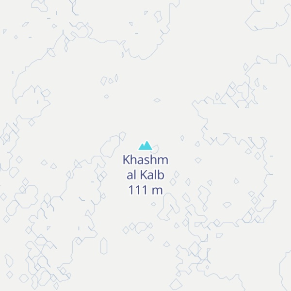 Map of Khashm al Kalb