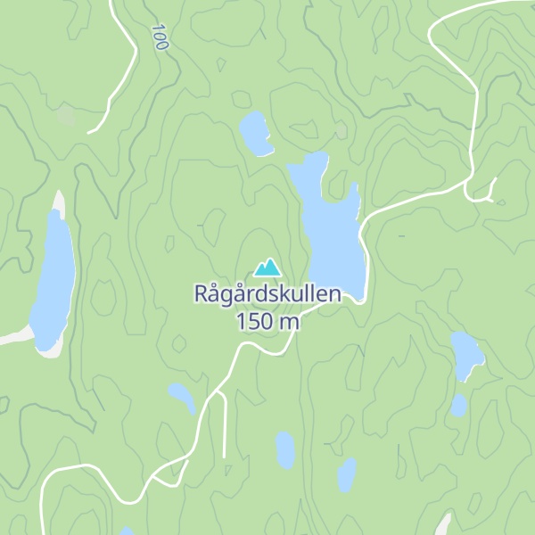 Map of Rågårdskullen