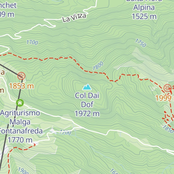 Map of Col Dai Dof