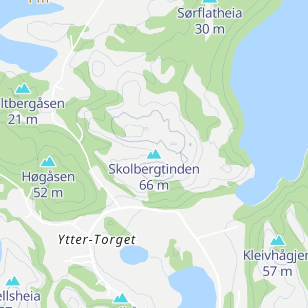 Map of Skolbergtinden