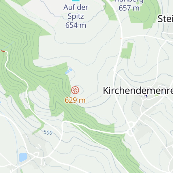 Map of Vogelberg
