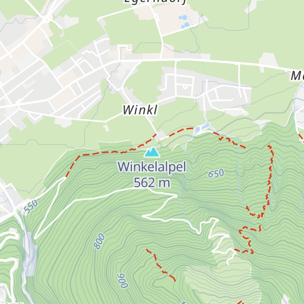 Map of Winkelalpel