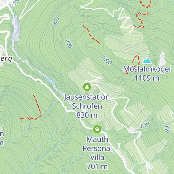 Map of Jausenstation Schrofen