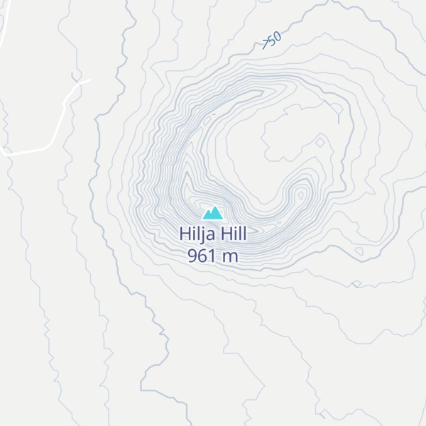 Map of Hilja Hill