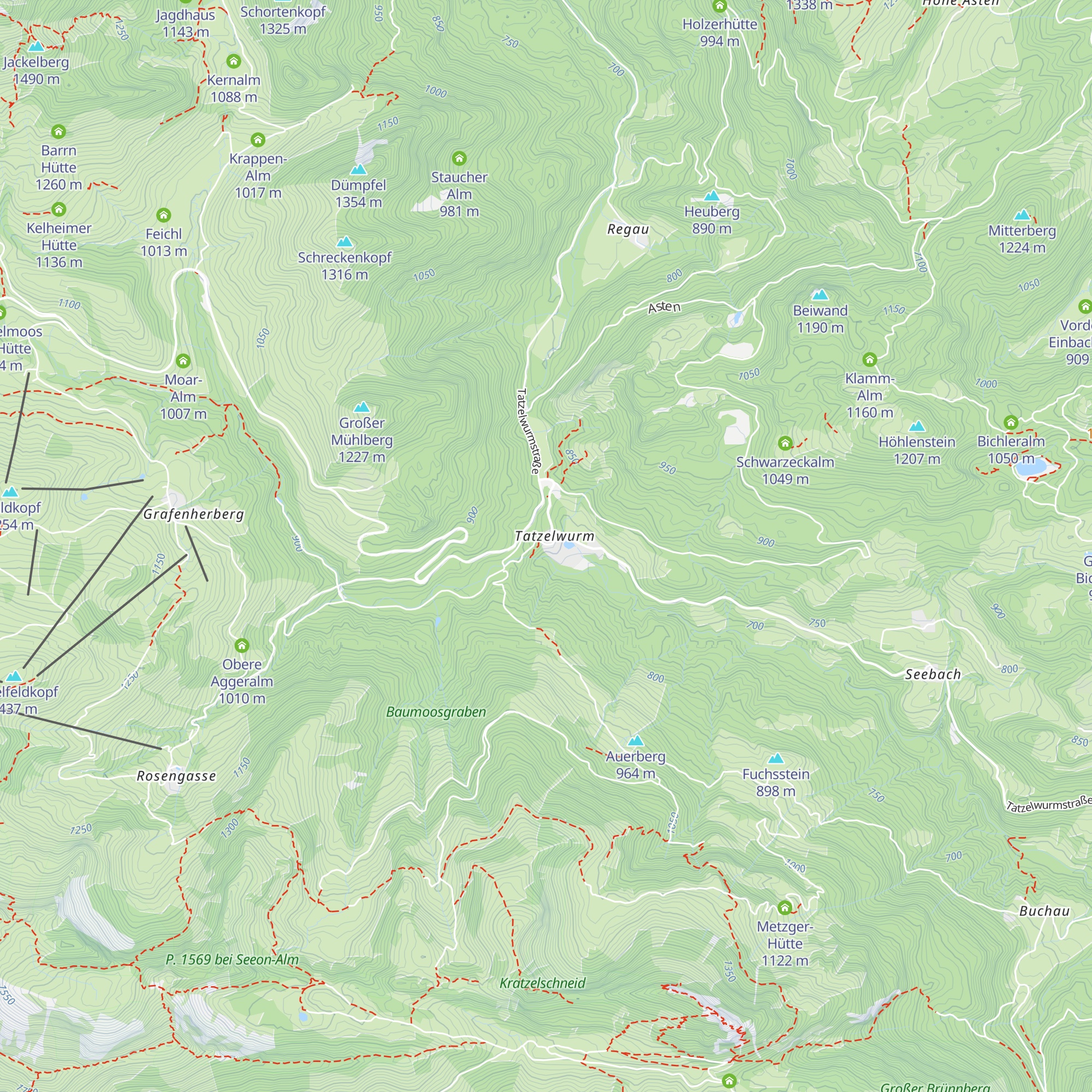 Biohaus Brünnstein map