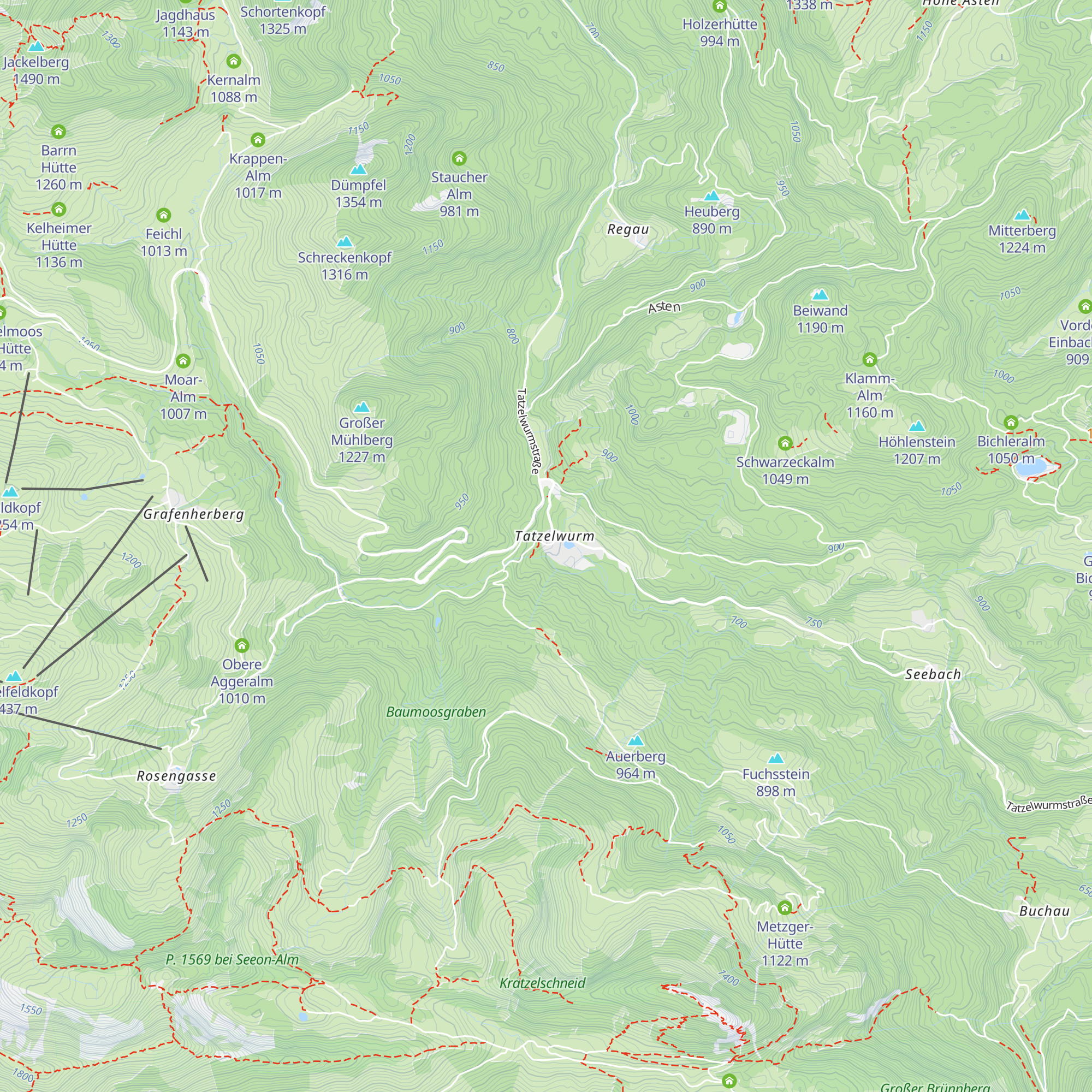 Biohaus Brünnstein map
