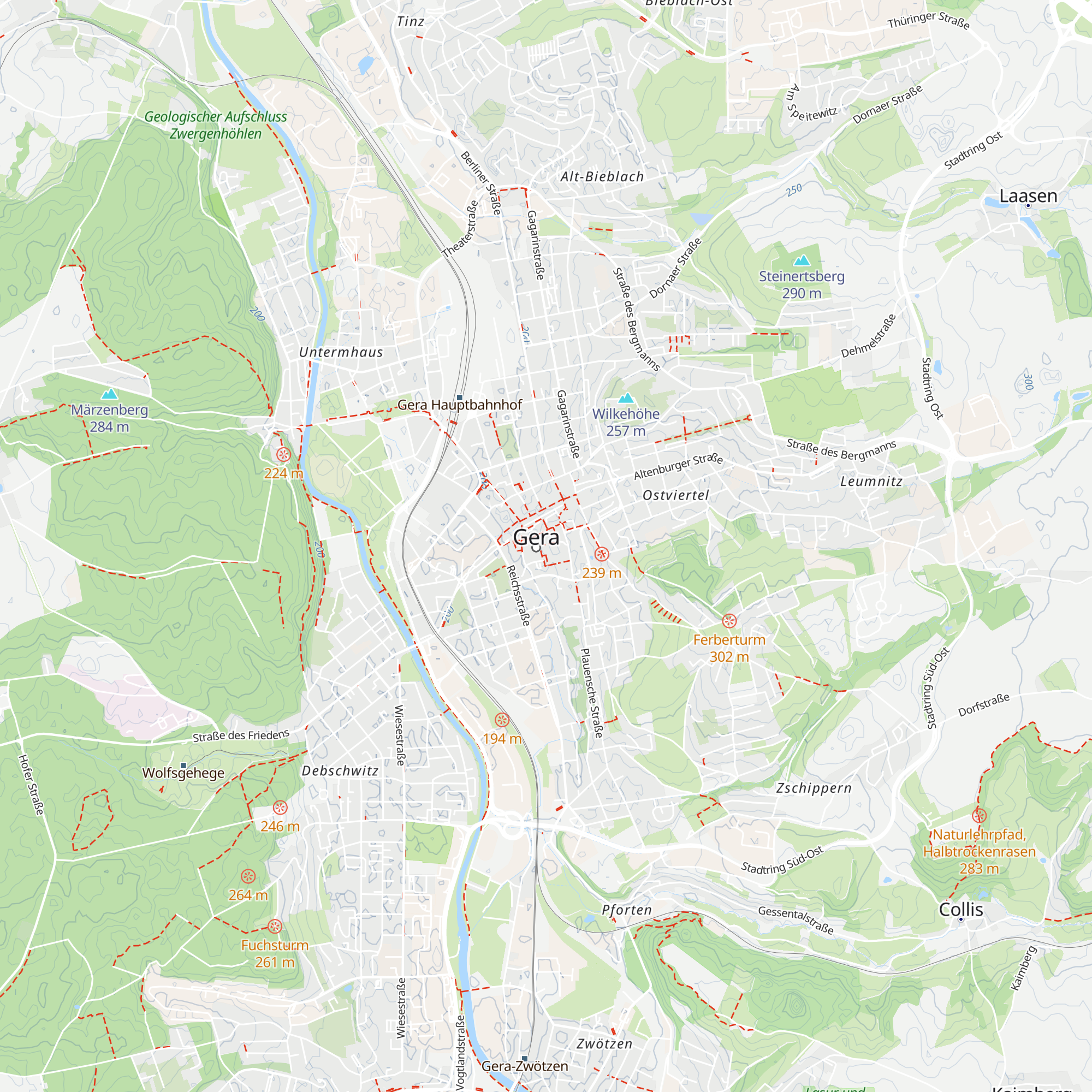 Gera Information map