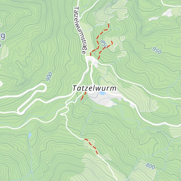 Map of Feuriger Tatzlwurm