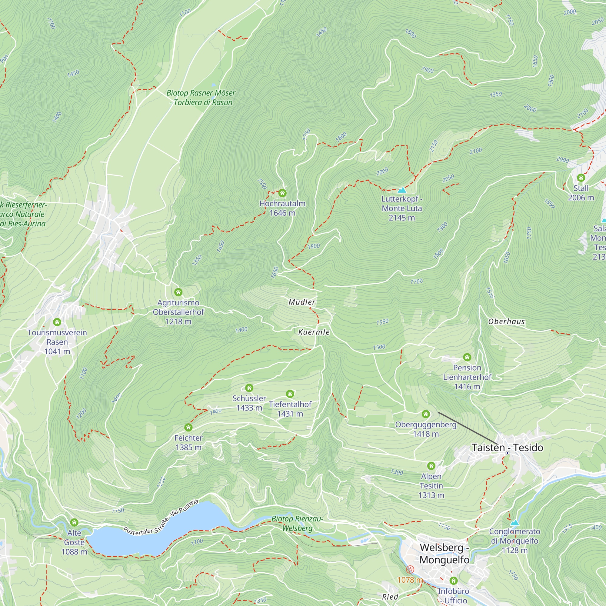 Berggasthaus Mudler map