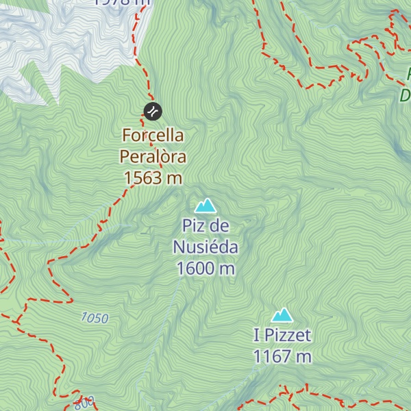 Map of Piz de Nusiéda