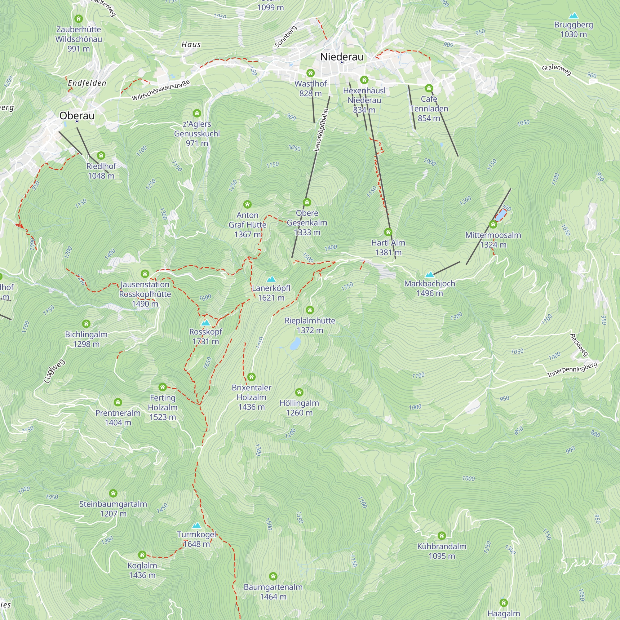 Rieplalmhütte map