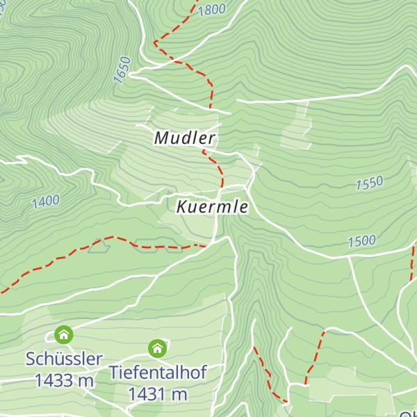 Map of Kuermle