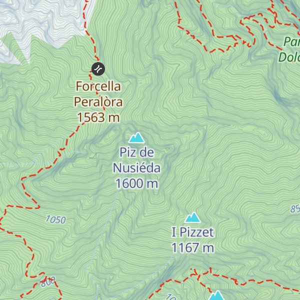 Map of I Pizét