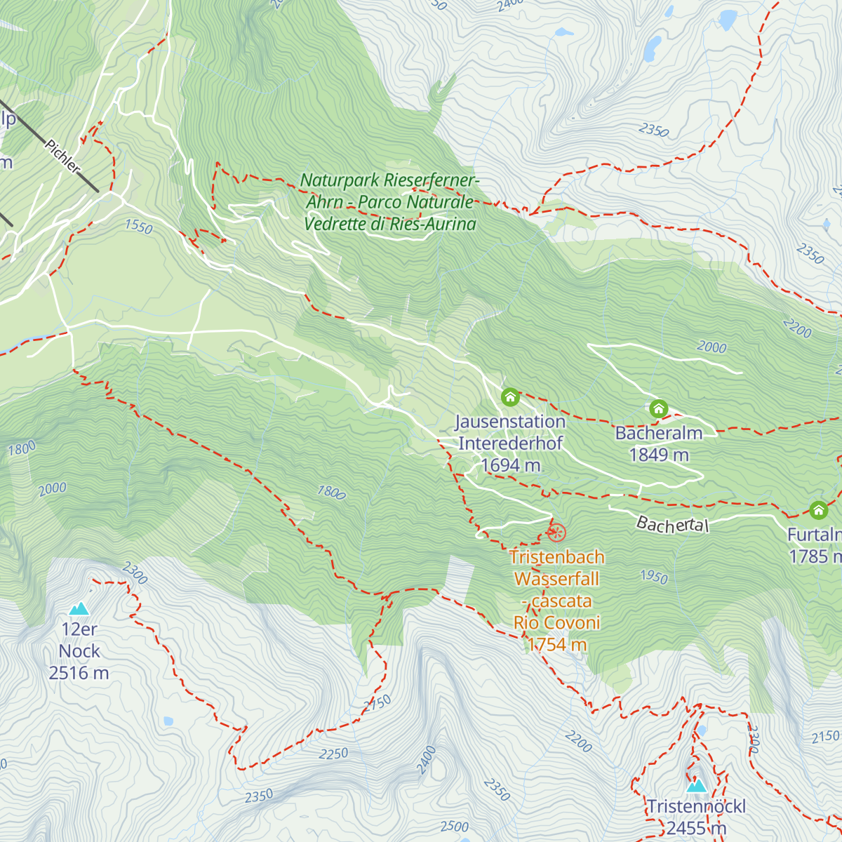 Jausenstation Säge map