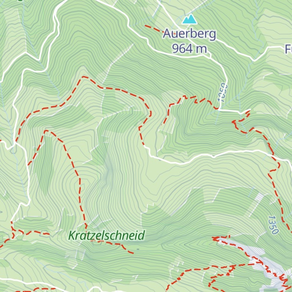 Map of Lederer Hütte