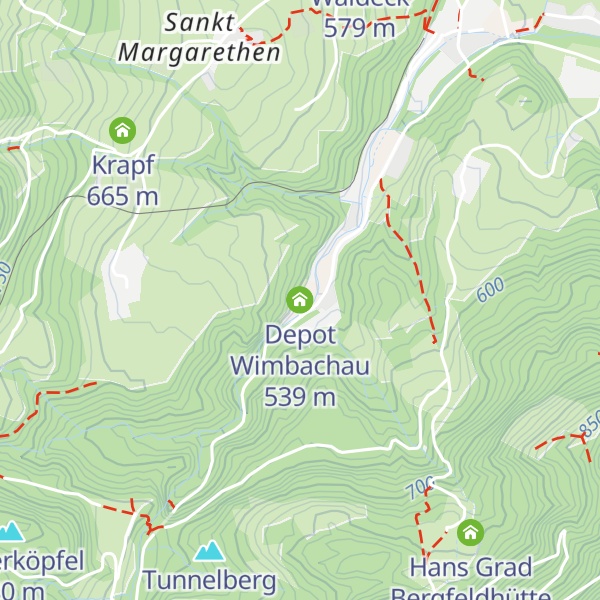 Map of Depot Wimbachau