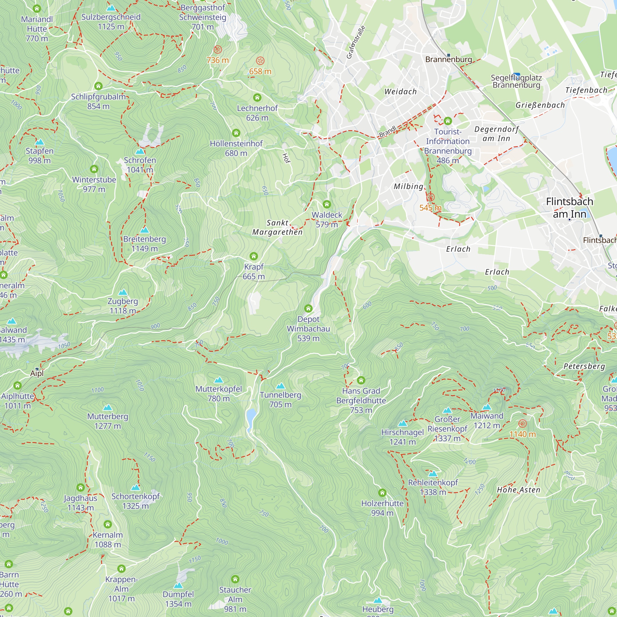 Depot Wimbachau map