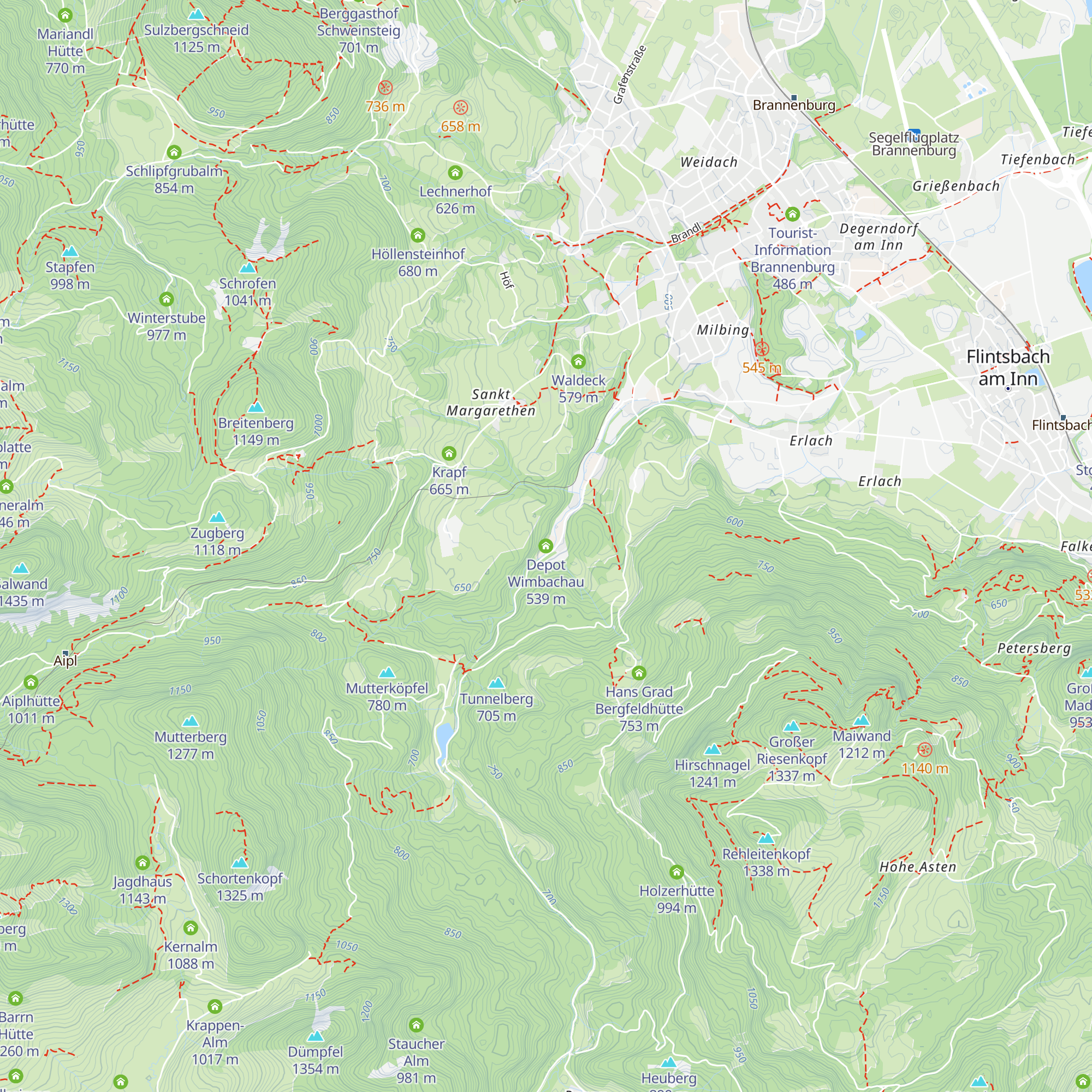 Depot Wimbachau map