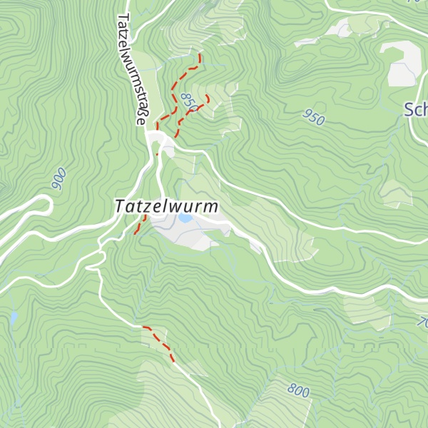 Map of Tatzelwurmalm