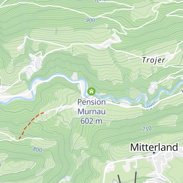Map of Pension Murnau
