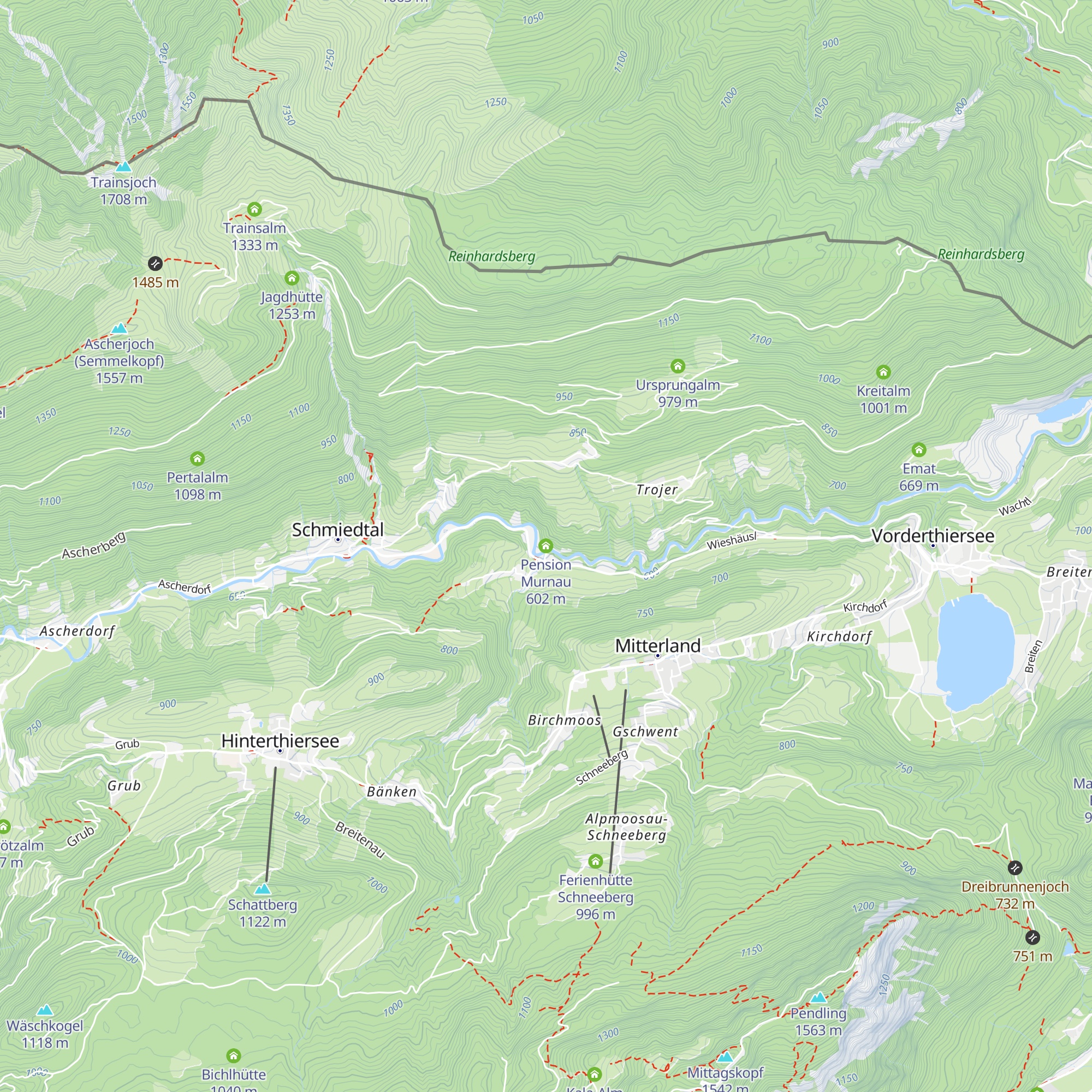 Pension Murnau map