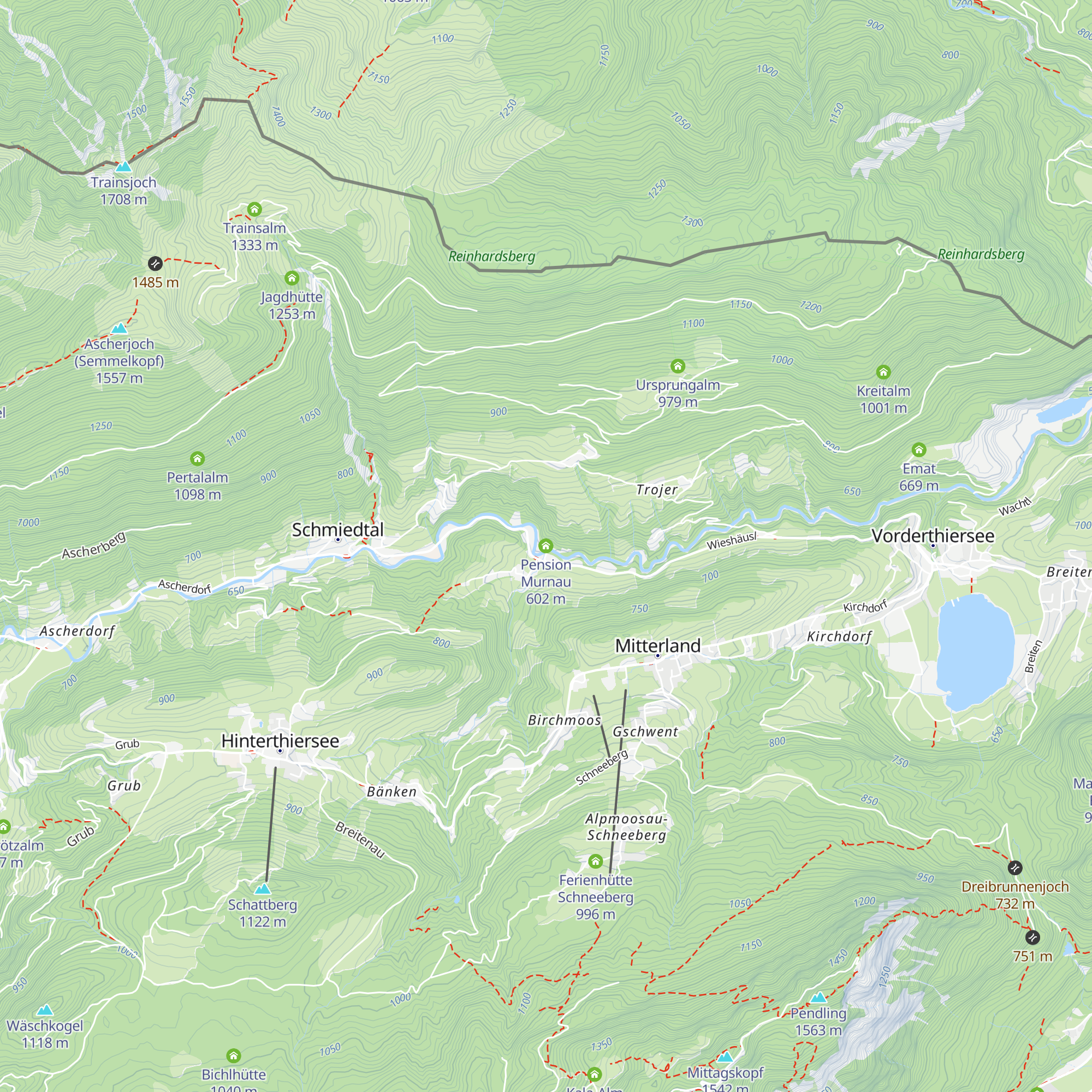 Pension Murnau map