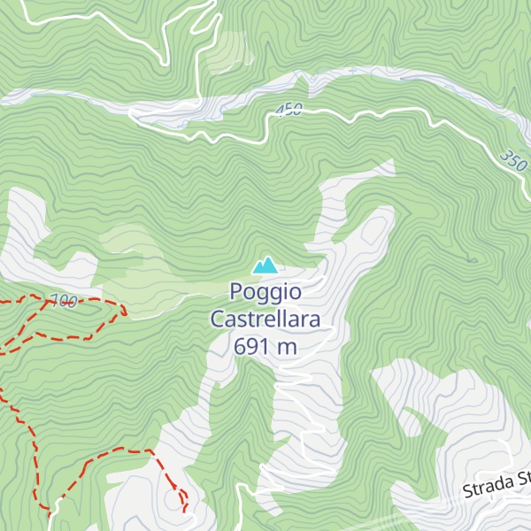 Map of Poggio Castrellara