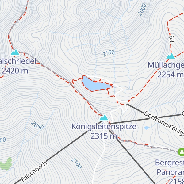 Map of Gämsehütte