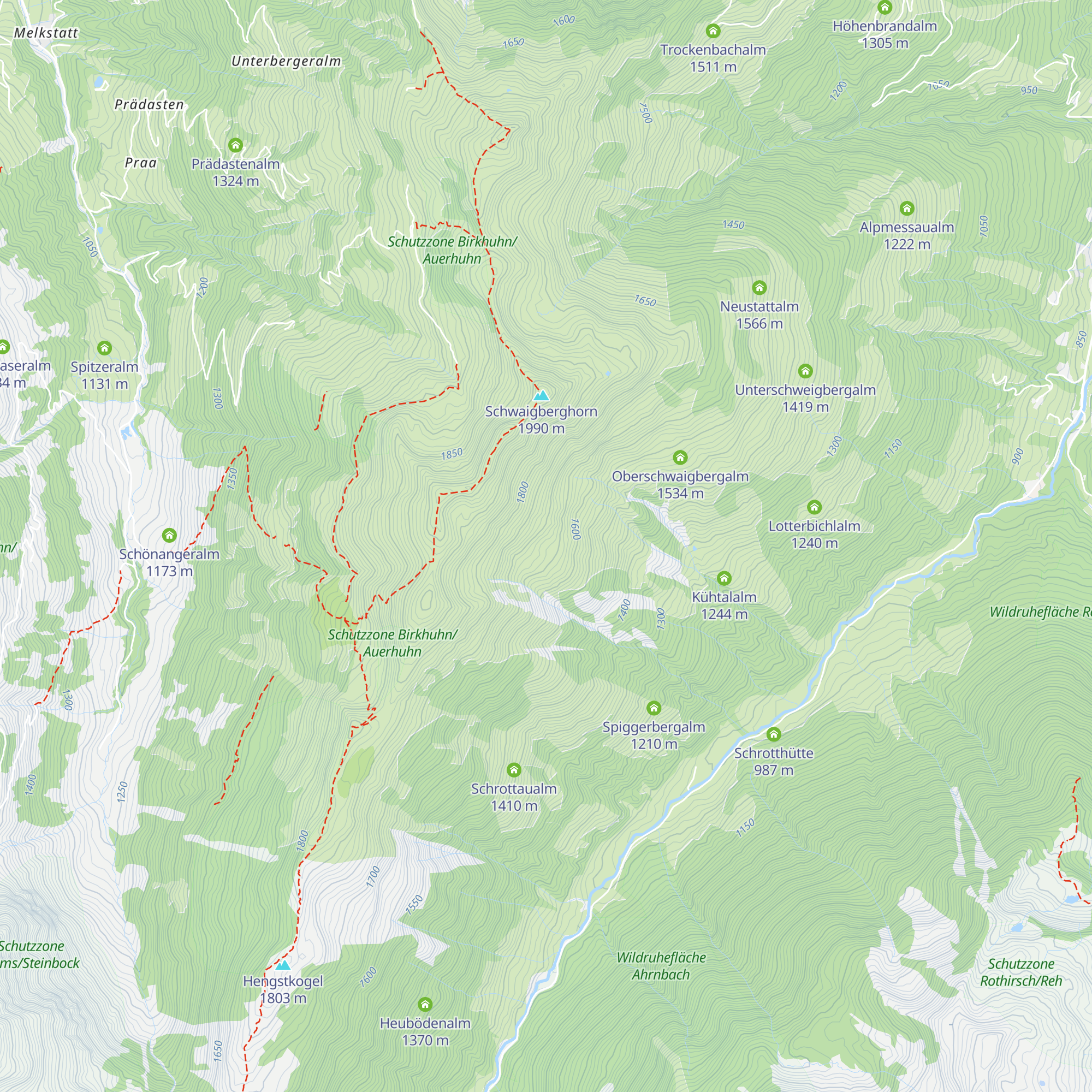 Wildkaralm map