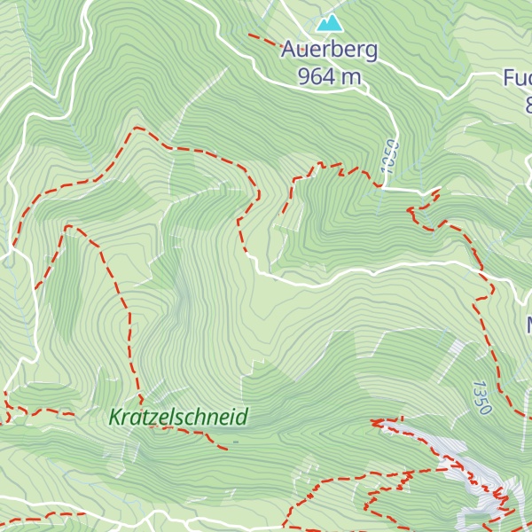 Map of Regauer-Alm