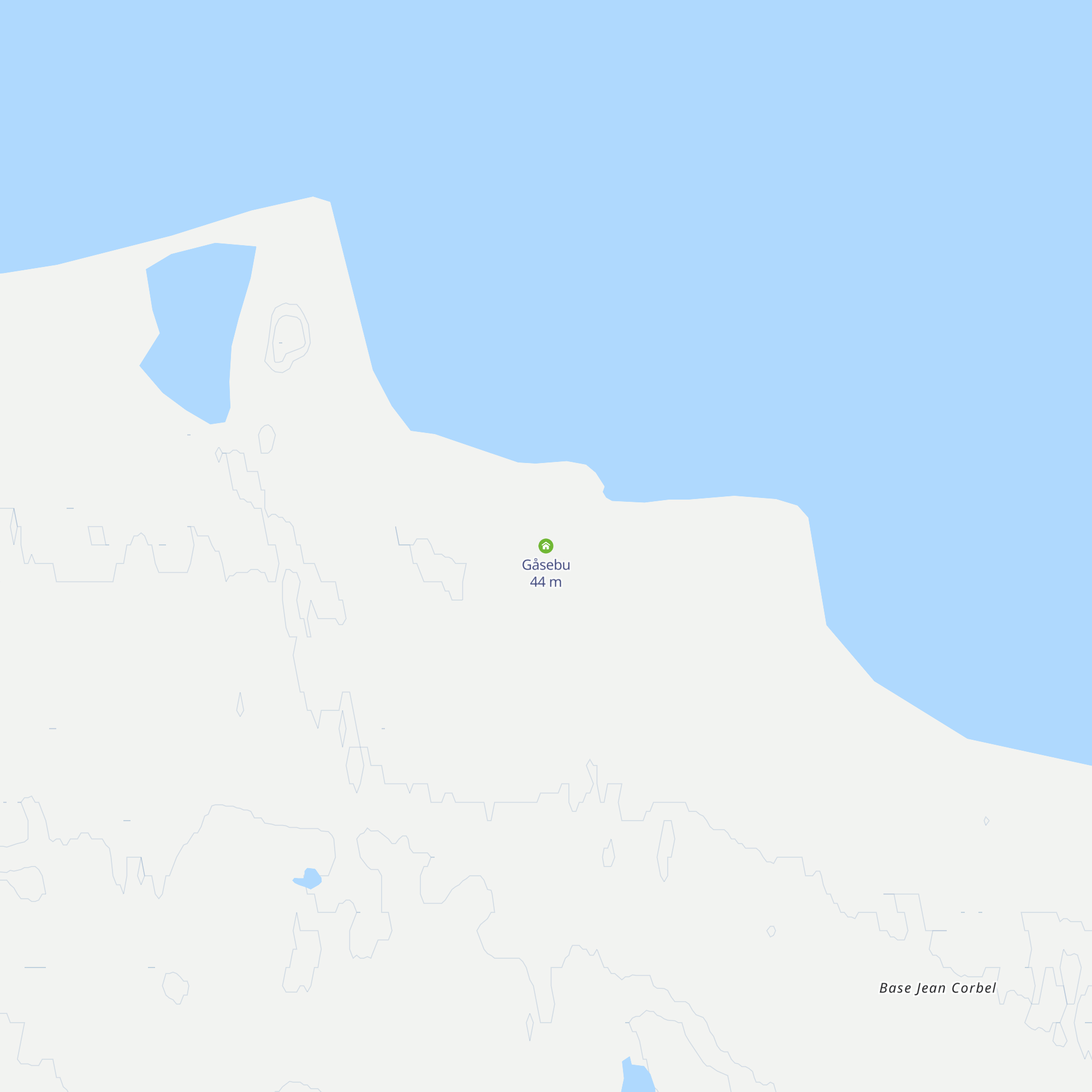 Gåsebu map