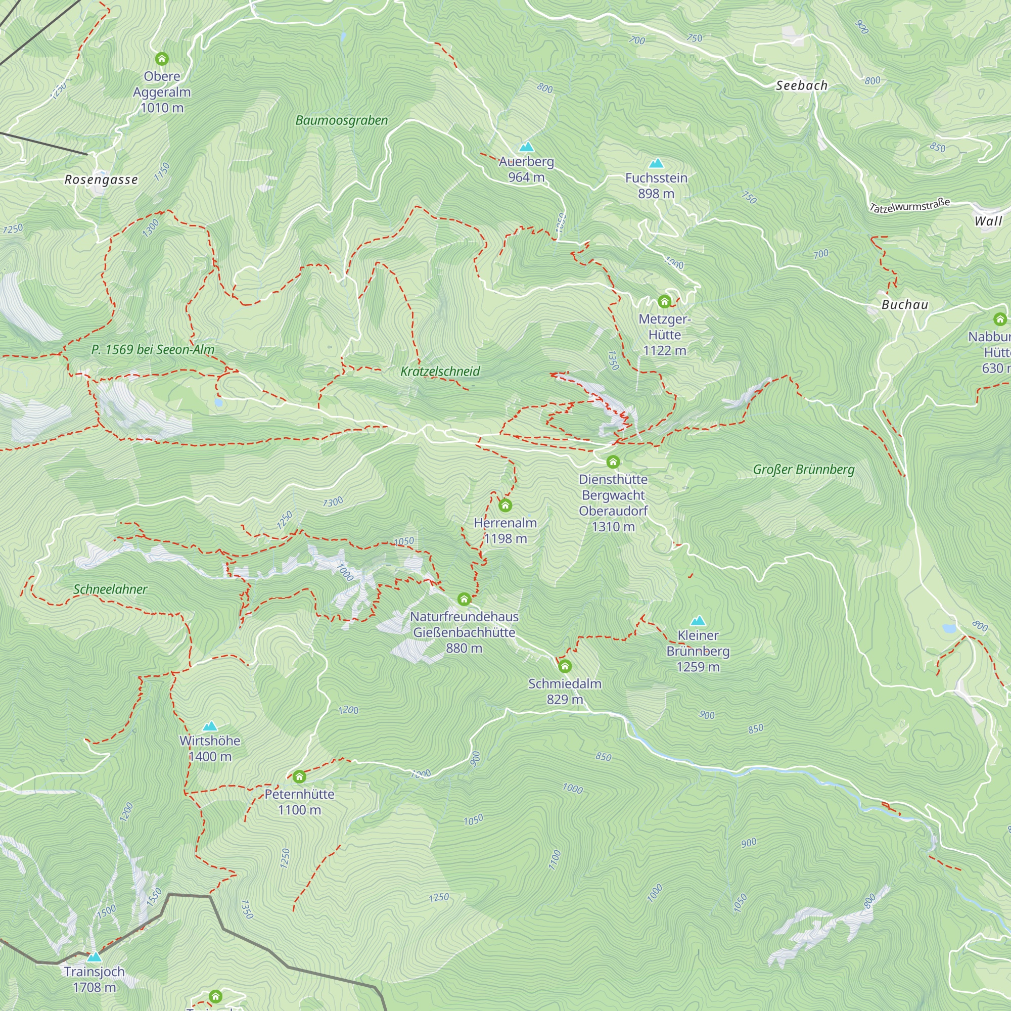 Herrenalm map