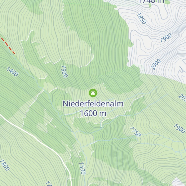 Map of Niederfeldenalm