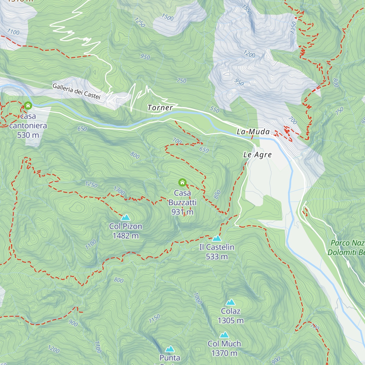 Casa Buzzatti map