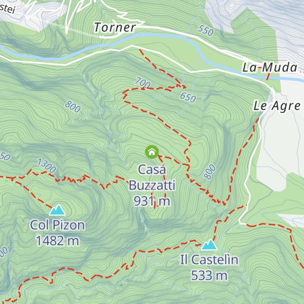 Map of Casa Buzzatti