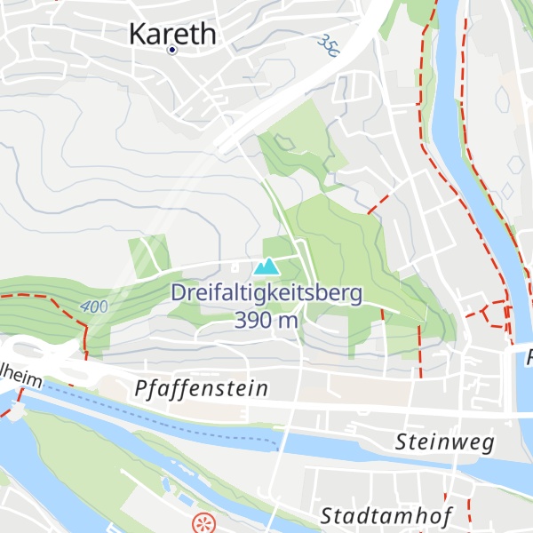 Map of Dreifaltigkeitsberg