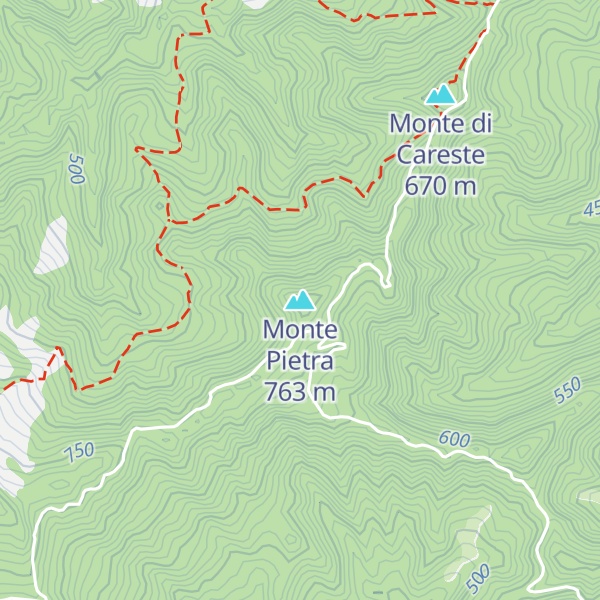 Map of Monte Pietra