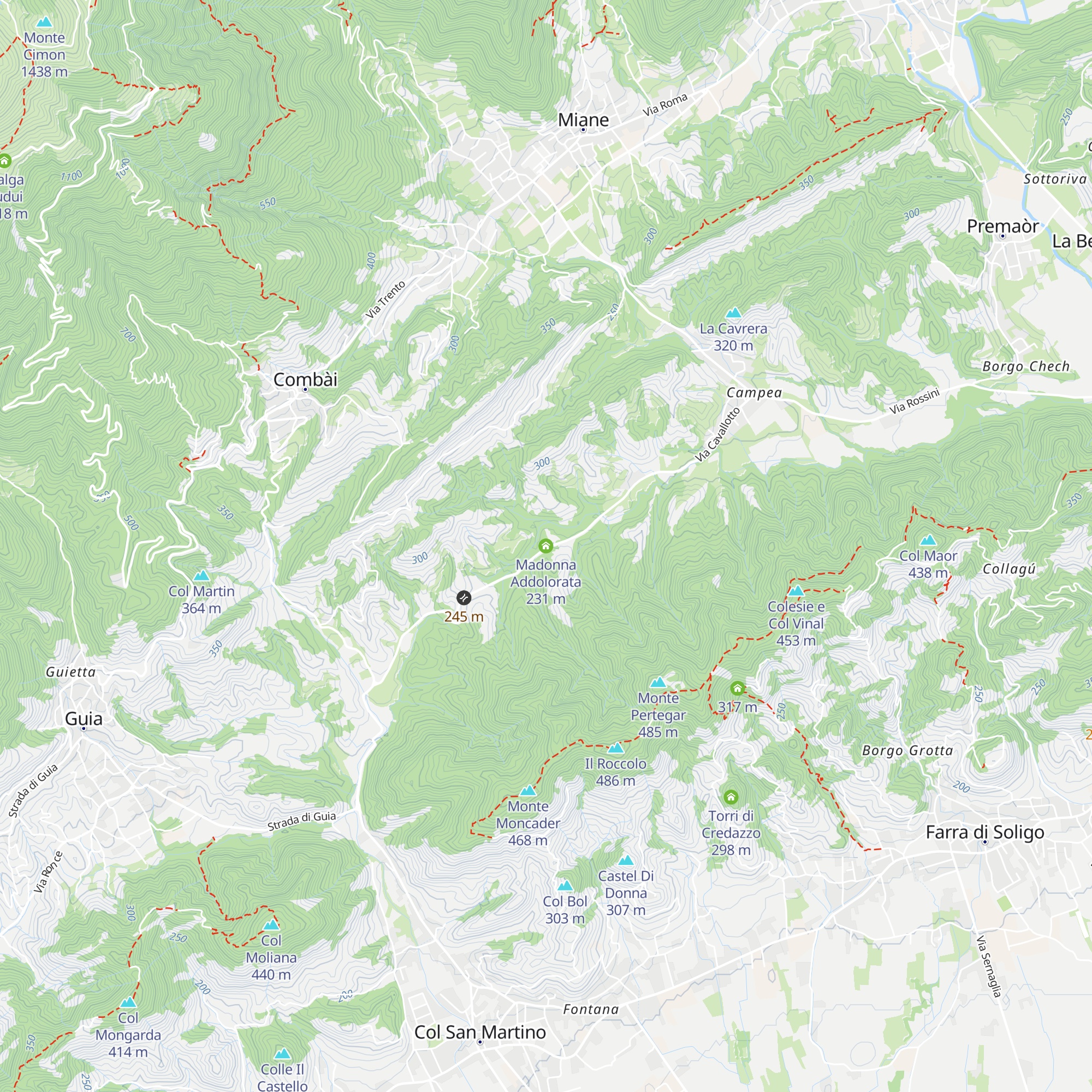 Madonna Addolorata map