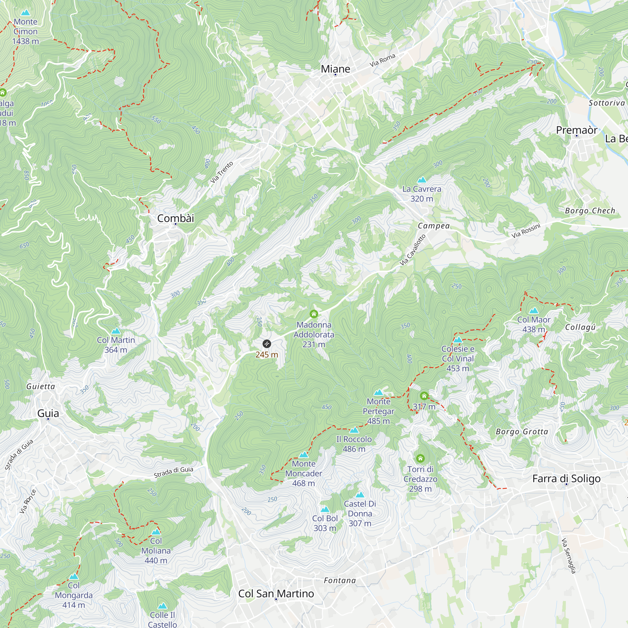 Madonna Addolorata map