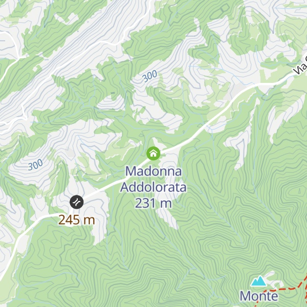 Map of Madonna Addolorata