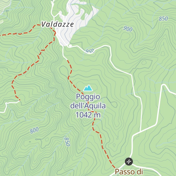 Map of Poggio dell'Aquila